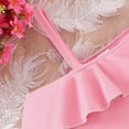 thumbnail image 4 of CAIXIA Girls Summer Clothes Bow Short Sleeve T-Shirt and Denim Skirt Shorts Set Outfits, 4 of 5