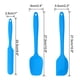 thumbnail image 2 of Juego de Espátula Unique Bargains Silicona Calor Resistente 3uds Azul, 2 of 7