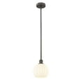 thumbnail image 5 of Innovations Lighting - White Venetian - 1 Light Stem Hung Mini Pendant In Modern, 5 of 7