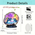 thumbnail image 3 of Qiweii Dreamy Ocean Shell and Dolphin Figurine，High End Decorative Ornament for Living Room Bedroom and Desktop Display, 3 of 8