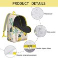 thumbnail image 4 of Boho Fanny Pack with Bright Yellow Lemons and Flowers – Retro Vintage Style, Perfect for Lemon Lovers, 4 of 5