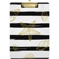 thumbnail image 1 of FMSHPON Gold Seashels Starfishes Clipboard Hardboard Wood Nursing Clip Board and Pull for Standard A4 Letter 13x9 inches, 1 of 8