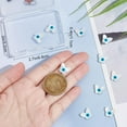 thumbnail image 3 of 1 Box 10Pcs Evil Eye Spacer Beads Natural Shell Butterfly with Horse Eye Loose Beads for Jewelry Making Necklace Bracelet DIY Crafts, 3 of 5