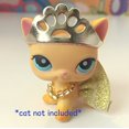 thumbnail image 1 of Littlest Pet Shop Accesorios LPS Lote Oro Collar Falda Corona CAT NO Incluido LPSIFY 75403400, 1 of 1