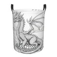 thumbnail image 2 of Cauagu Dragon Nest Sketch for Laundry Basket,Collapsible Organizer Basket for Storage Bin Toy Bins Gift Baskets Bedroom Clothes Children Nursery Hamper -Medium, 2 of 7