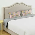 thumbnail image 5 of Pastel Painting Peaceful Owl Satin Pillowcase 20''x40'' Double-Sided Print Soft Wrinkle Resistant, 5 of 9