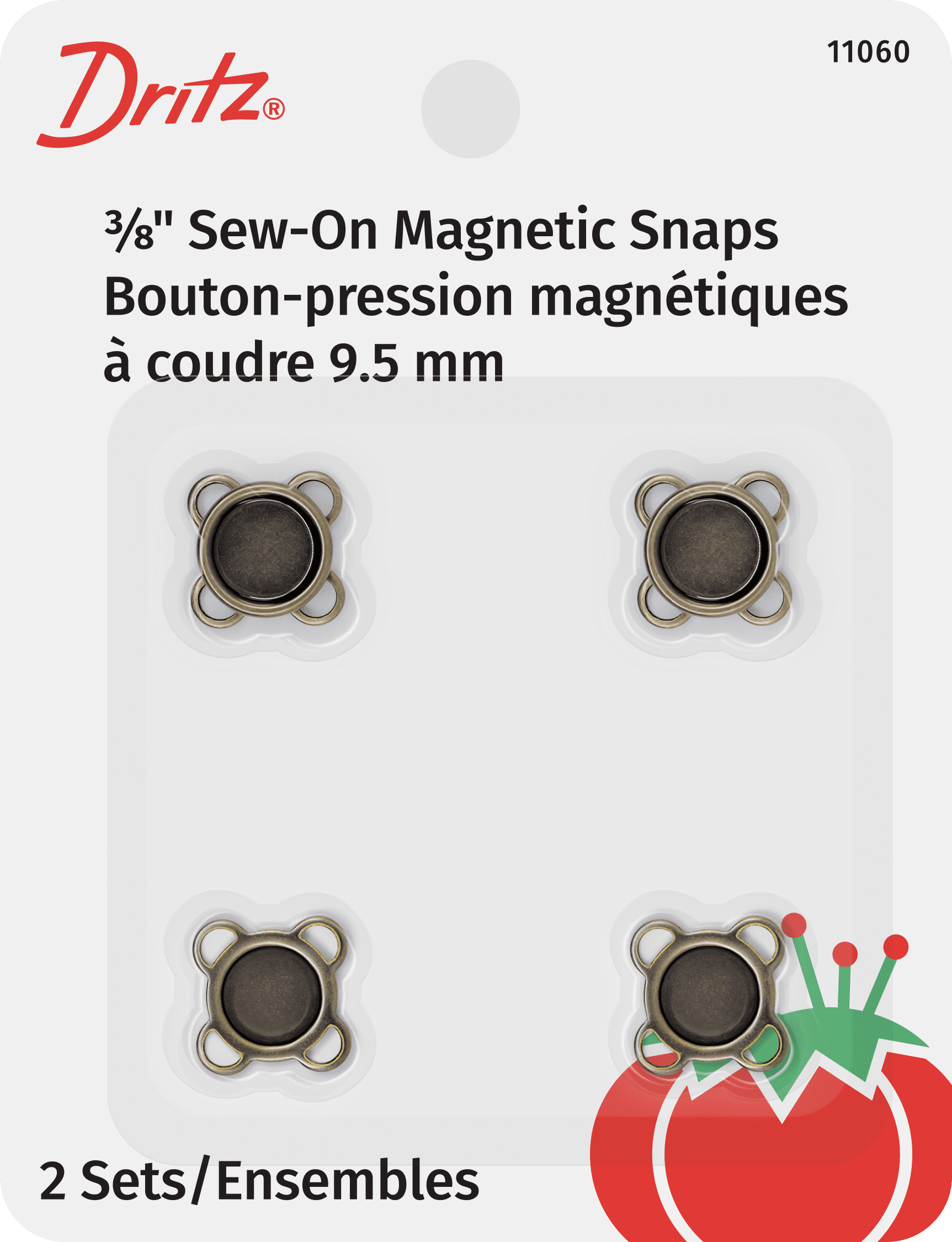 Dritz Sew-On Magnetic Snaps, 2 Count - Walmart.com