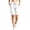 White, variant on Kaemgyyd Womens Bermuda Sweat Shorts Drawstring High Waist Straight Leg Shorts Knee Length Workout Summer Casual Shorts with Pockets