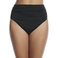 thumbnail image 1 of Bleu Rod Beattie Womens Rufflicious High-Waist Bikini Bottom Style-RBKK21924 Swimsuit, 1 of 2
