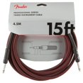 thumbnail image 1 of Cable de instrumentos Fender Professional Series, 15 pies, tweed rojo, 1 of 2