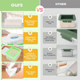 thumbnail image 3 of 2X Tofu , Adjustable Dishwasher Safe, Large Vegan Presser Drainer with Drip Tray, Removing, 3 of 8
