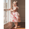 thumbnail image 3 of Jxzom Toddler Baby Girl Valentine Day Outfits Sleeveless Valentines Tutu Dresses 1-6 Years Kids Adorable Heart Decorated Tulle Dress, 3 of 10
