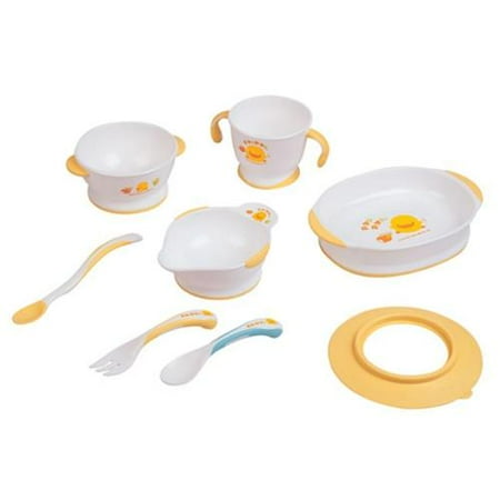 Piyo Piyo 630095B Stage 1 Training Table Set 8 PCS. - Blue - Pack of 6