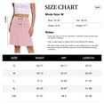 thumbnail image 6 of Asklazy Women's High Waisted Midi Skirt,Knee Length A-Line Flowy Swing Skirt,Soft Stretch Knit Work Skirt,Mother‘s Day,Pink,2XL, 6 of 9
