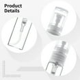 thumbnail image 3 of 100 Pcs Mini Glass Spray Bottles, 3ml Transparent Perfume Sample Bottles with Leak-Proof Design, Travel Size Spray Bottles for Fragrance, Essential Oils, Facial Mist, and More, 3 of 5