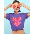 thumbnail image 2 of Love Me More Slogan 3d Heart Shaped T-Shirt Women -Image by Shutterstock, Female Medium, 2 of 4