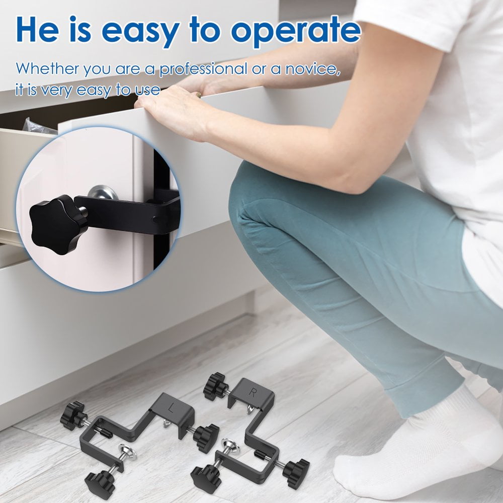 Lot De 4 Charnières Rétro Sculptées Pour Meubles En Bois Vintage - En