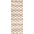 thumbnail image 1 of Unique Loom Chindi Jute Geometric Casual Rug 2' 2 x 6' Runner White/Natural, 1 of 1