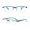 thumbnail image 2 of 4 Pairs Blue Light Blocking Reading Glasses Rectangular Elderly Plastic Readers, 2 of 2