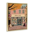 thumbnail image 2 of Stupell Industries Eclectic Fall Book Shop Facade Gold Floating Frame Canvas Art, 25 x 31, by The Prints Vibe, 2 of 8