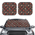thumbnail image 2 of Cauagu coffee mug cup Cauagu {designName} Print Foldable Car Windshield Sun Shade | Front Windshield Shade for Sun | Fits Small Sedans, Mini SUVs, Hatchbacks-Large, 2 of 6