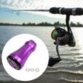 thumbnail image 1 of Pandilla de alimentación de la perilla de pesca con accesorios Herramienta de perilla de manejo de carrete de pesca profesional para carretas de pesca Púrpura, 1 of 8