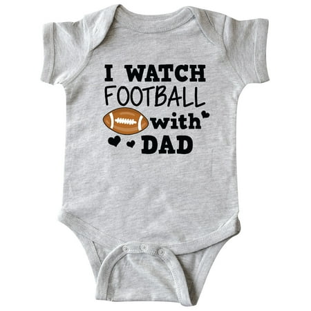 

Inktastic I Watch Football with My Dad Gift Baby Boy or Baby Girl Bodysuit