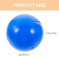 thumbnail image 4 of SHISUYAN 100pcs 3.2cm Lottery Balls Colorful Balls Table Tennis Ball Party Game Ball Prop (Assorted Color), 4 of 9