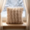 thumbnail image 5 of Dvumao Corduroy Pillow Cover 17.7x17.7 In Polyester for Sofa Couch Wave Faux Throw Pillow Cover, 5 of 7
