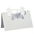thumbnail image 1 of simhoa 50 Pcs Cartes à Motif Creux pour Mariage, 1 of 3