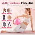 thumbnail image 5 of PEEMARIO Pilates Kit for Women, 24 PCS Pilates Kit for Home Workouts with Pilates Ring, Yoga Ball, Resistance Bands, Ankle Weights & Sliders, Complete Pilates Equipment Set for Full Body Yoga Workout, 5 of 9