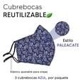 thumbnail image 3 of Cubrebocas Reutilizable Facex American Azul 3 pz, 3 of 5