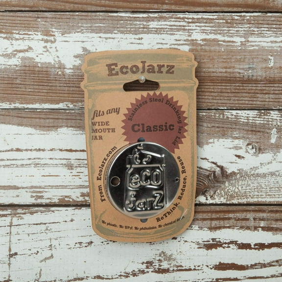 Classic Stainless Drinking Jar Lid - Wide Mouth