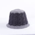 thumbnail image 2 of CoCopeaunts Bucket Hats for Mens Foldable Fashion Solid Color Knit Hat Wide Brim Outdoor UV Protection Warm Crochet Winter Hats, 2 of 8