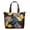 Palm, variant on Aloha Travel Bag Leafy Palm Inspired Weekender Tote with Hawaiian Floral Jungle Leaves Print, Tropical Leaf Duffel for Beach Vacation, Lightweight