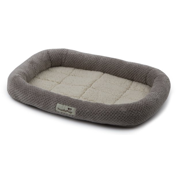 TrustyPup Luxury Liner, Small, Grey/Cream