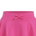 thumbnail image 3 of yuuuggc Girl Skirt Kids Girls Skirt Casual Mini Flare Plain Pleated Stretch Waist Skater Uniform Skirts(Hot Pink,3-4 Years), 3 of 5