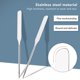 thumbnail image 1 of 304 Stainless Steel Makeup Spatula Set Foundation Mixing Palette with PU Leather Cover, 1 of 2