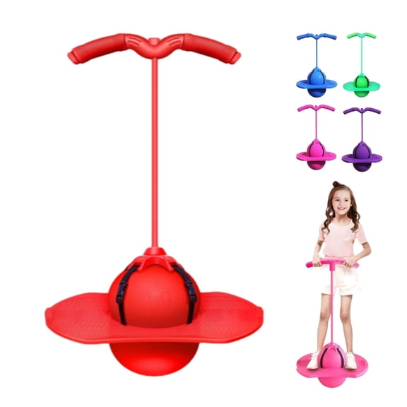 Balance Jumping Ball,Jumping Hopping Ball, Pogo Jumper With Handle And Ball Pump,Suitable For Outdoor Play, And Suitable For Both Boys And Girls