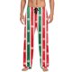 thumbnail image 2 of Pantalones de pijama largos para hombre, informales, con estampado a cuadros, holgados, deportivos, elásticos, rectos, vintage, con bolsillos, 2 of 9
