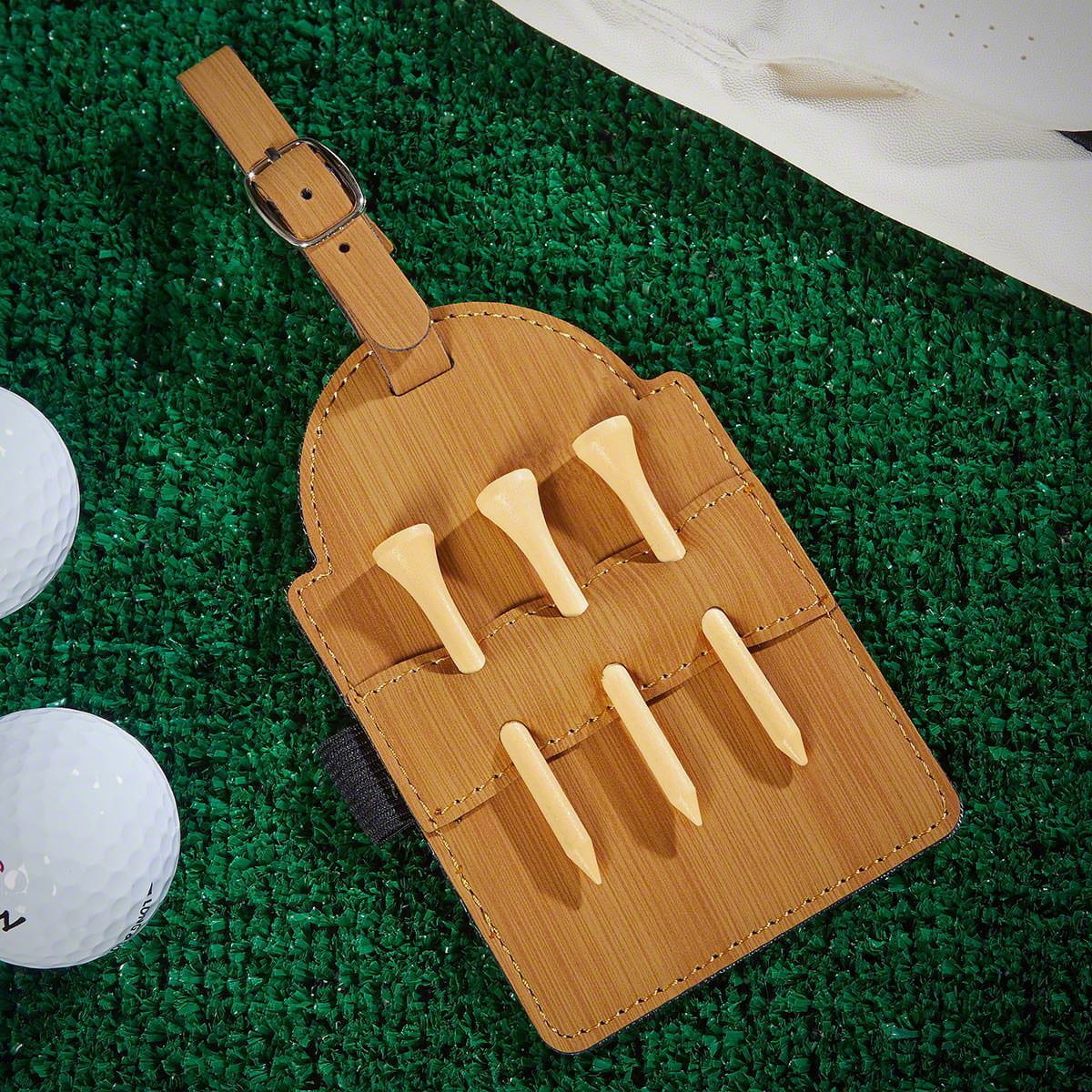 Stanford Personalized Golf Bag Tag Gift Set with Flask
