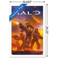 thumbnail image 3 of Halo - Master Chief Battle Wall Poster, 14.725" x 22.375", Framed, 3 of 3