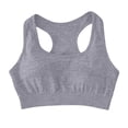 thumbnail image 6 of High Support Sports Bra With Removable Padding Yoga Tank Top For Running Training Non Comfort, S, Light Gray, 6 of 6