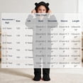 thumbnail image 4 of Kids Hooded Onesie Fleece Footed Jumpsuit with Bear Ears, Full Zip One Piece Cozy Sherpa Loungewear for Boys Girls, Black 10Y, 4 of 8