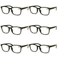 thumbnail image 1 of 6 Pairs Mens Unisex Blue Light Blocking Reading Glasses Anti Blue Light Readers +1.50, 1 of 6