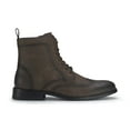 thumbnail image 2 of Polar Fox Manson MPX806091 Classic Wing-tip Burnished Style Dress Boots, in Cacao, Size 11, 2 of 8