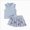V42-Blue, variant on Toddler Baby Girls Clothes 3t 4t Cartoon Cotton Summer Short Sleeve T-Shirt And Shorts Kids Outfit Set 6-12 Months 12-24 Months 5t 6t 7t Children,Button-Down(Blue,12-18 Months)