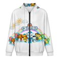 thumbnail image 4 of The Octonauts Jacket Casual Oversized Hoodie Stylish Zipper Hooded Sweatshirt Warm Loose Outerwear 5XL, 4 of 8