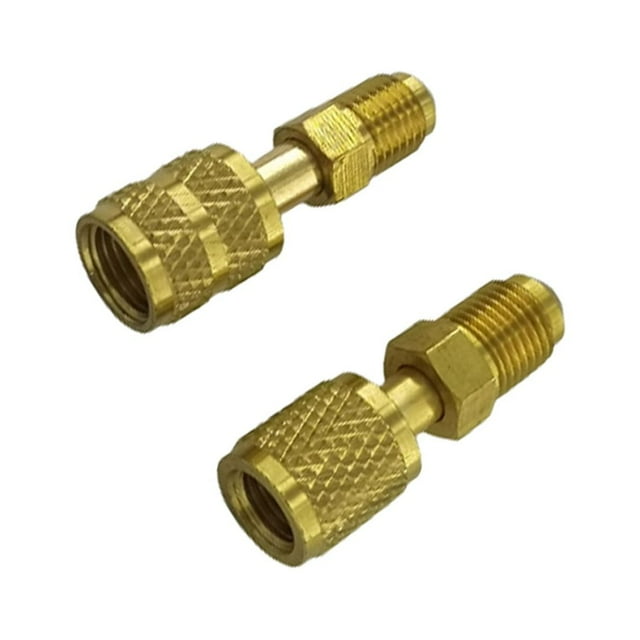 relayinert 2 Pieces Universal R410 to R22 Adapter Converter Air Conditioning Coupler Machine Upgrade Accessories Spare Parts 1Set