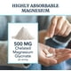 thumbnail image 2 of Suplemento Nobi Nutrition de glicinato de magnesio, 500 mg, 60 unidades, 2 of 9